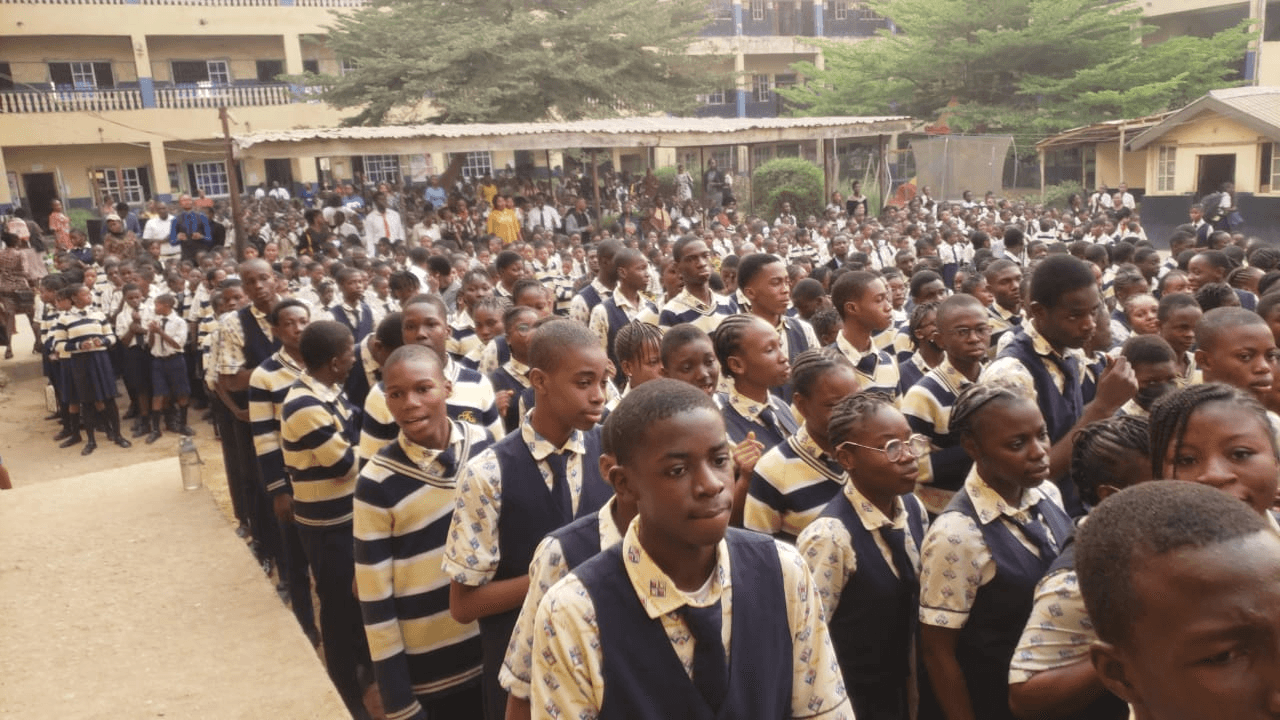 Students in classroom